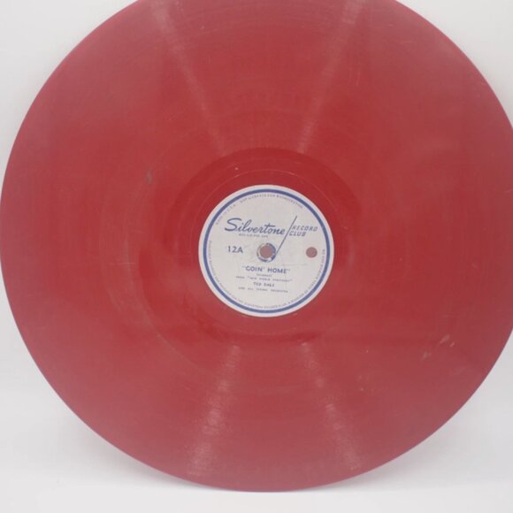 Silvertone Record Club 78 rpm Record Red Vinyl Record - Picture 1 of 2